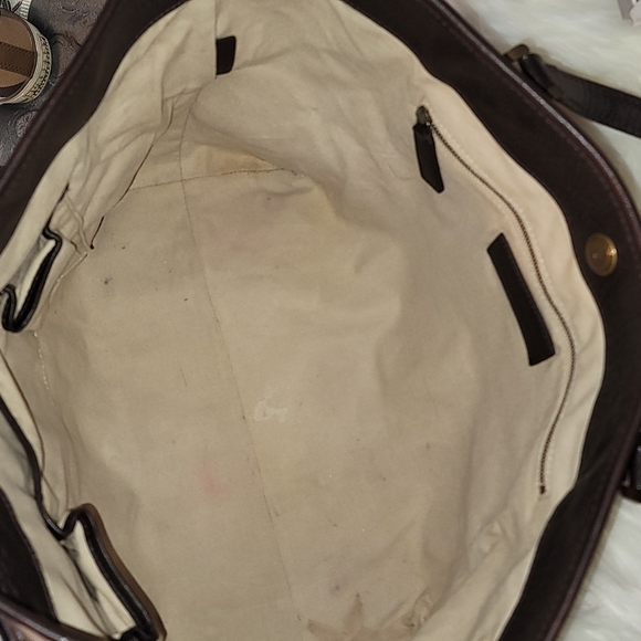 🥰⚘️BEAUTIFUL STUDDED BURBERRY NIKKI NOVA CHECK TOTE⚘️🥰 - Picture 7 of 8